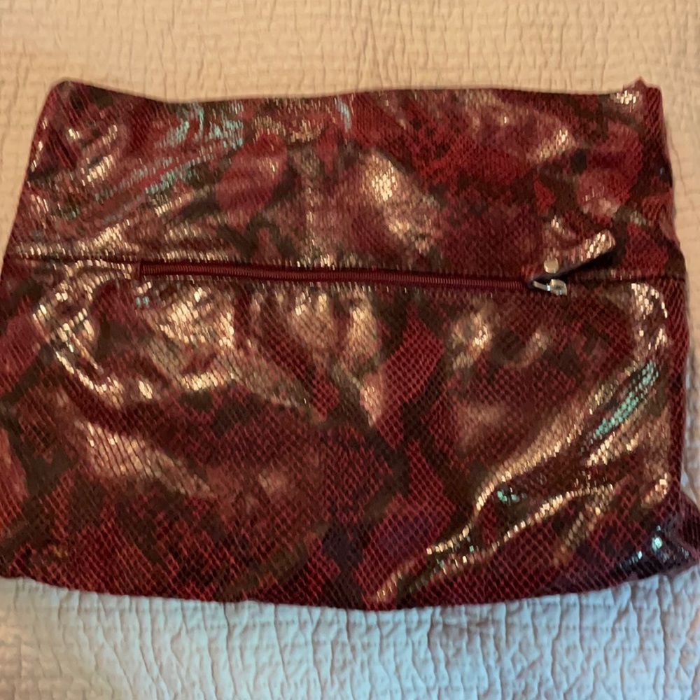 Pietro Alessandro snakeskin embossed clutch